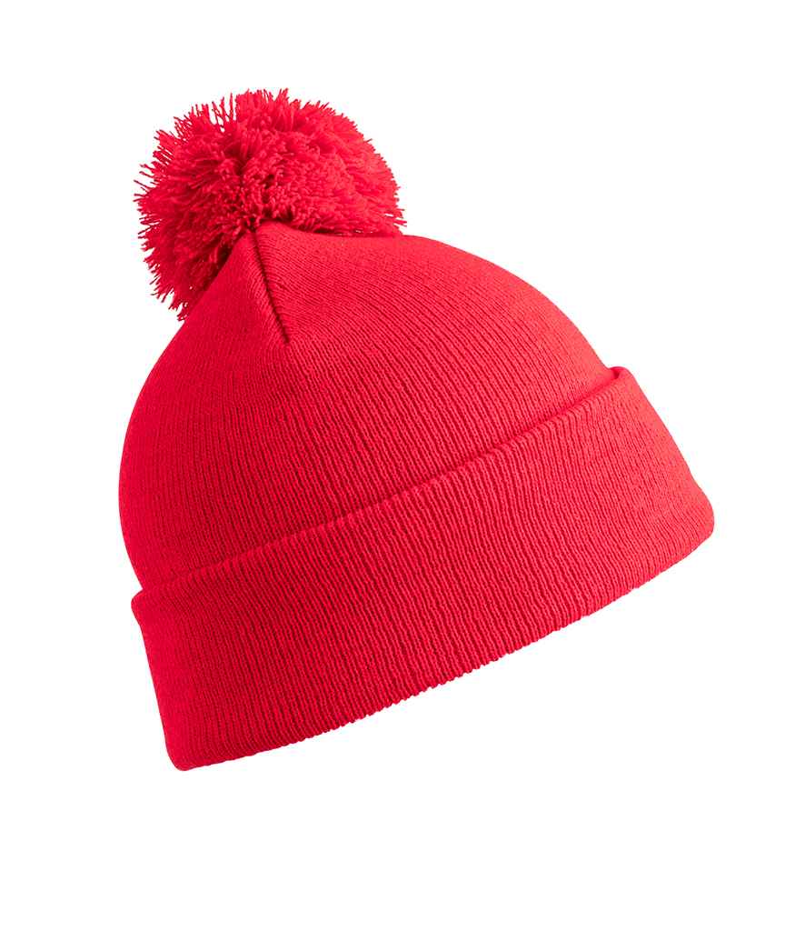 Result Core Pom Pom Beanie - Red (RC028)