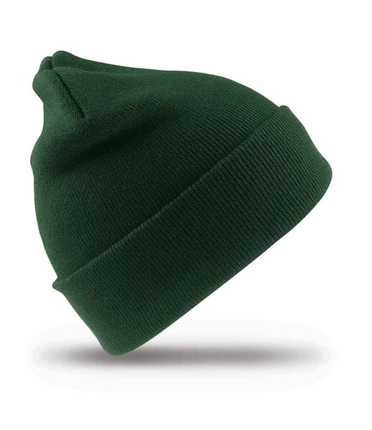 Result Kids Woolly Ski Hat - Bottle Green (RC029B)