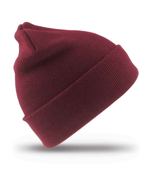 Result Kids Woolly Ski Hat - Burgundy (RC029B)