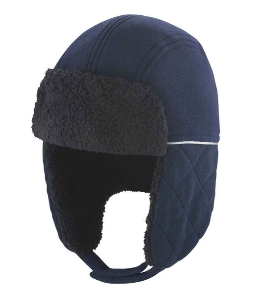 Result Ocean Trapper Hat - Navy/Black (RC032)