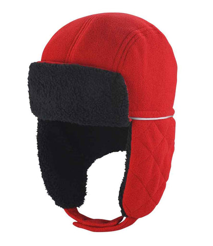 Result Ocean Trapper Hat - Red/Black (RC032)