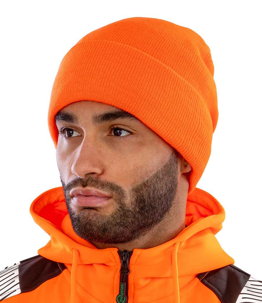 Result Woolly Ski Hat with Thinsulate™ Insulation - Fluorescent Orange (RC033)