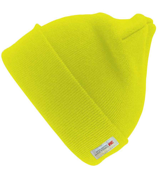 Result Woolly Ski Hat with Thinsulate™ Insulation - Fluorescent Yellow (RC033)