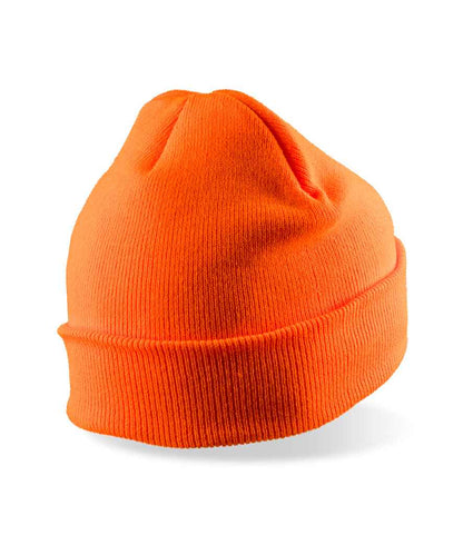 Result Double Knit Thinsulate™ Printers Beanie - Fluorescent Orange (RC034)