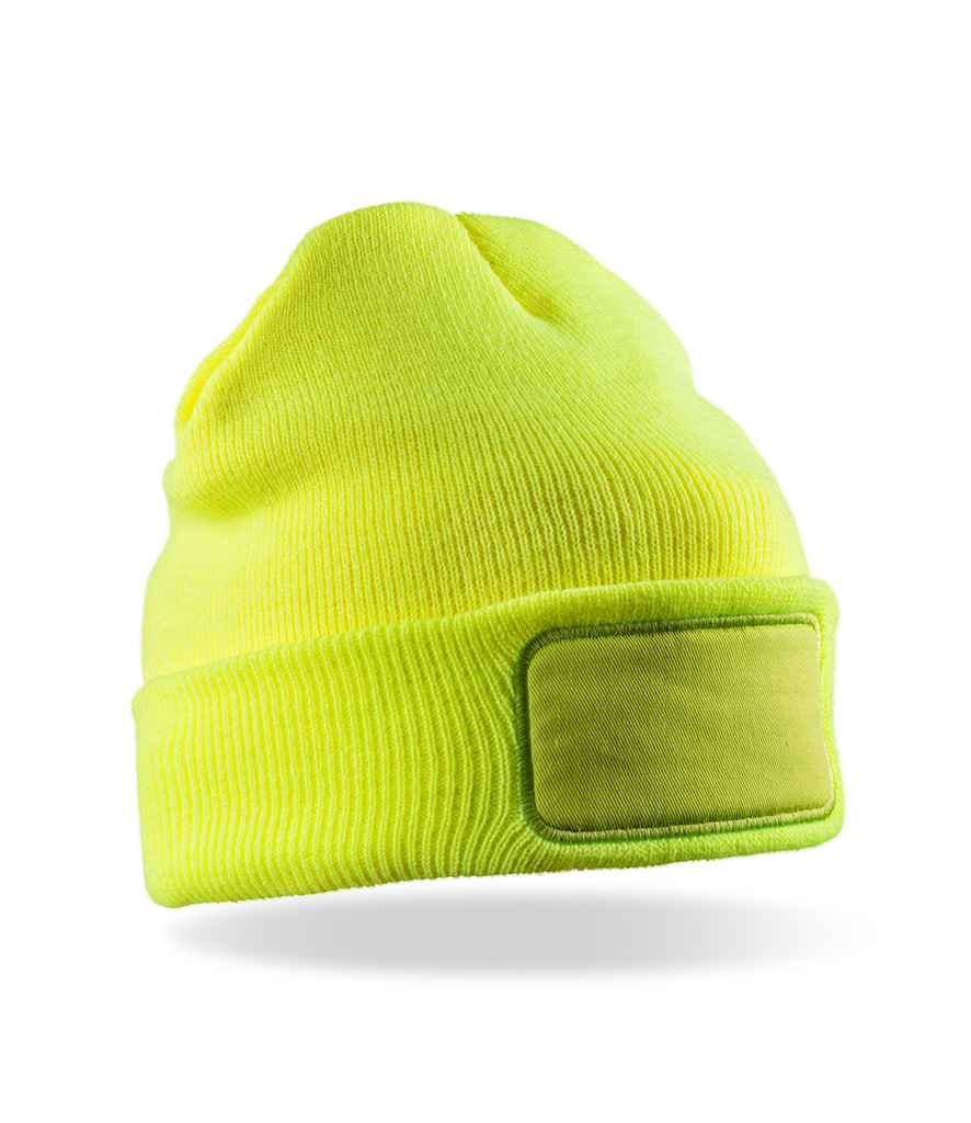Result Double Knit Thinsulate™ Printers Beanie - Fluorescent Yellow (RC034)