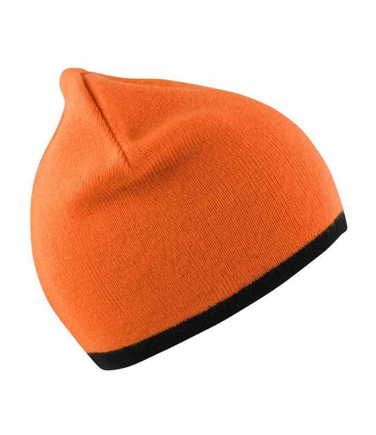 Result Reversible Fashion Fit Hat - Bright Orange/Black (RC046)