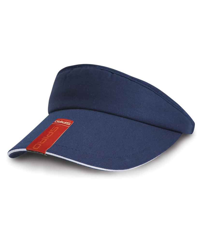 Result Herringbone Sun Visor - Navy/White (RC048)