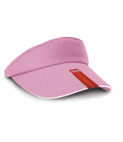 Result Herringbone Sun Visor - Pink/White (RC048)