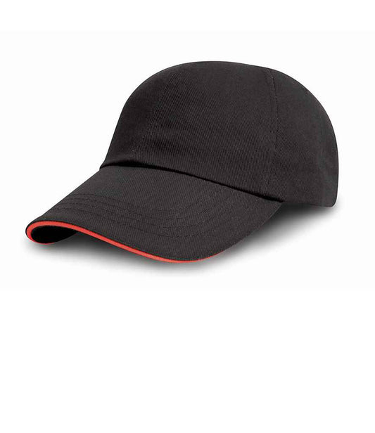 Result Printers/Embroiderers Cap - Black (RC050)