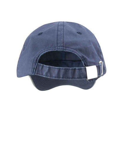 Result Washed Fine Line Cotton Cap - Navy (RC054)