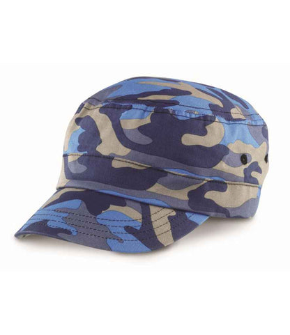 Result Urban Camo Cap - Indigo (RC059)