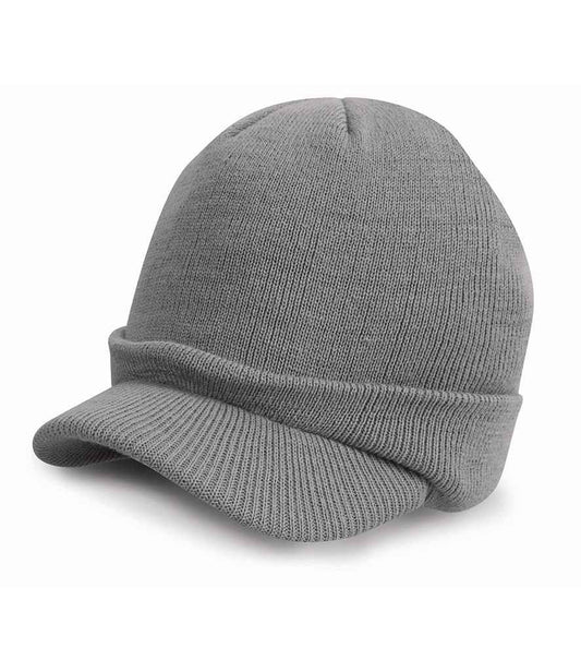 Result Esco Army Knitted Hat - Cool Grey (RC060)