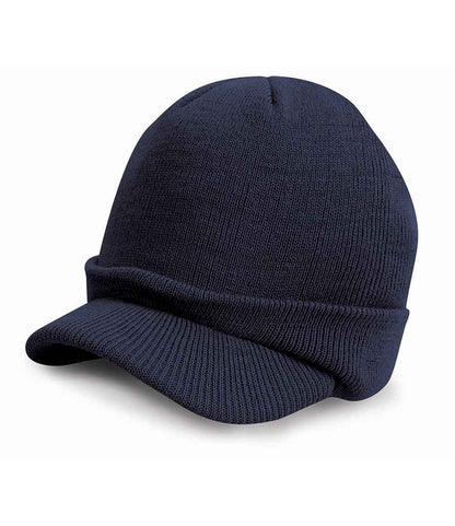 Result Esco Army Knitted Hat - Navy (RC060)