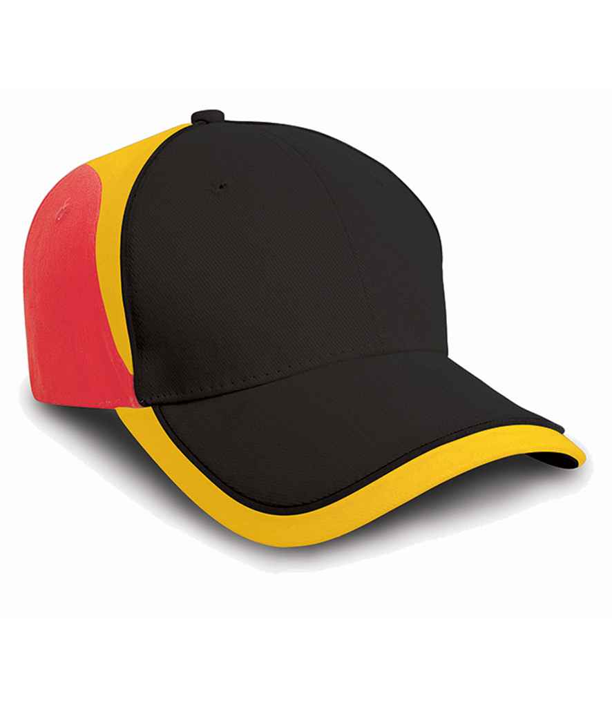 Result National Cap - Black/Red (RC062)