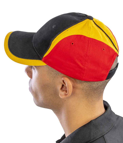 Result National Cap - Black/Red (RC062)