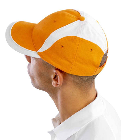 Result National Cap - Orange/White (RC062)