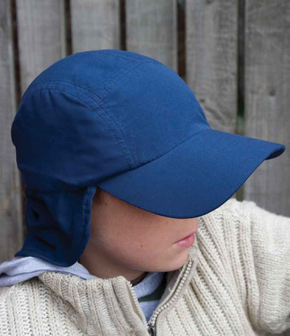Result Kids Legionnaires Cap - Royal Blue (RC069B)