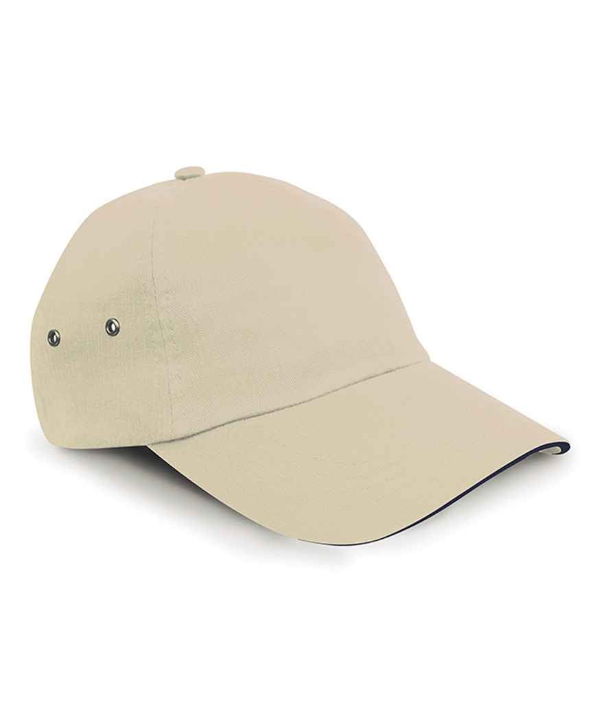 Result Plush Cotton 5 Panel Cap - Putty (RC072)