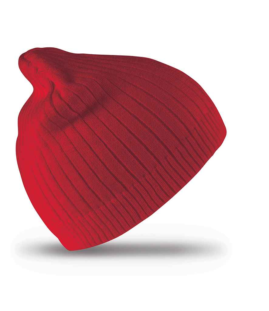 Result Cotton Knitted Beanie - Red (RC074)
