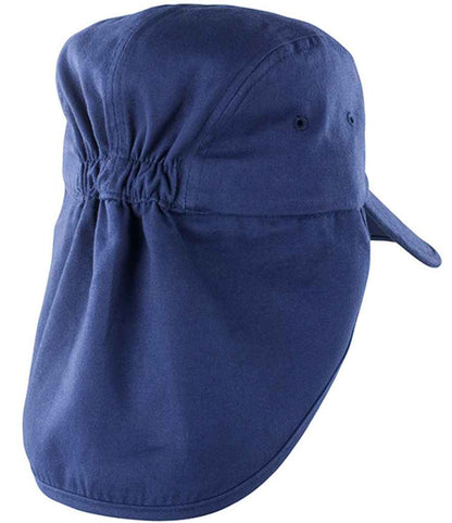 Result Kids Fold Up Legionnaires Cap - Navy (RC076B)