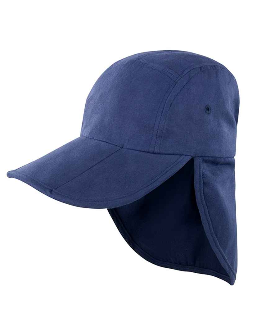 Result Kids Fold Up Legionnaires Cap - Navy (RC076B)