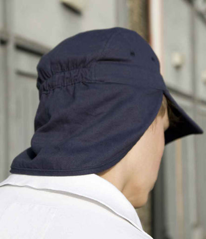 Result Fold Up Legionnaires Cap - Navy (RC076)