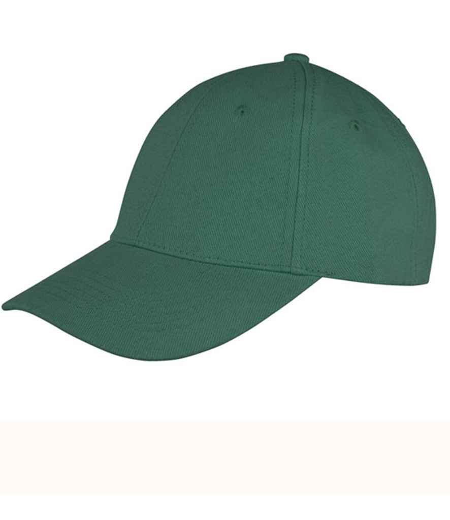 Result Memphis Brushed Cotton Cap - Bottle Green (RC081)