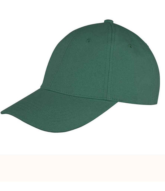 Result Memphis Brushed Cotton Cap - Bottle Green (RC081)