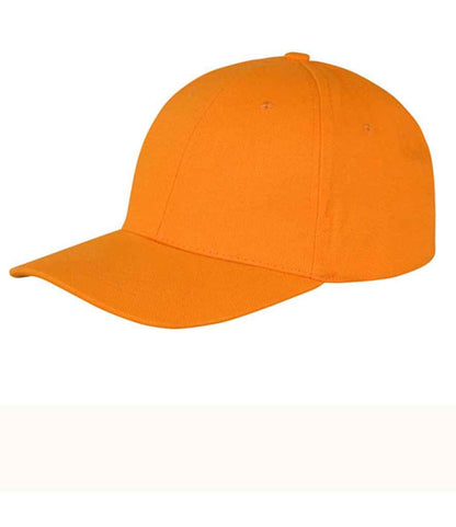 Result Memphis Brushed Cotton Cap - Orange (RC081)
