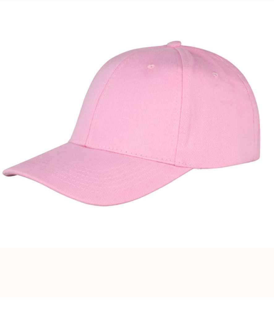Result Memphis Brushed Cotton Cap - Pink (RC081)