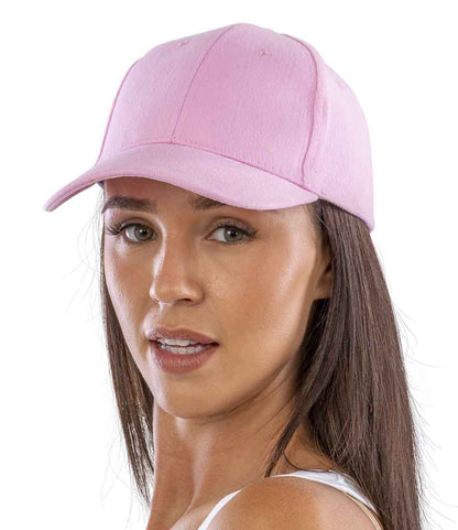 Result Memphis Brushed Cotton Cap - Pink (RC081)