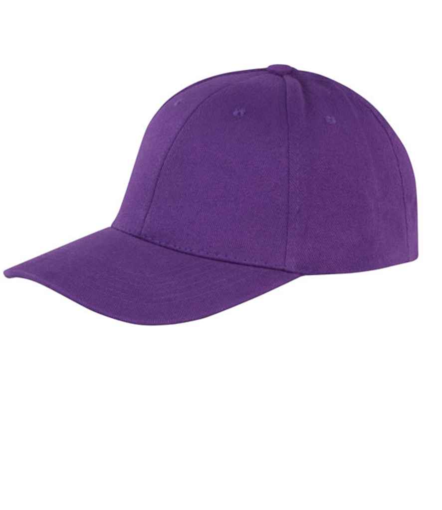 Result Memphis Brushed Cotton Cap - Purple (RC081)
