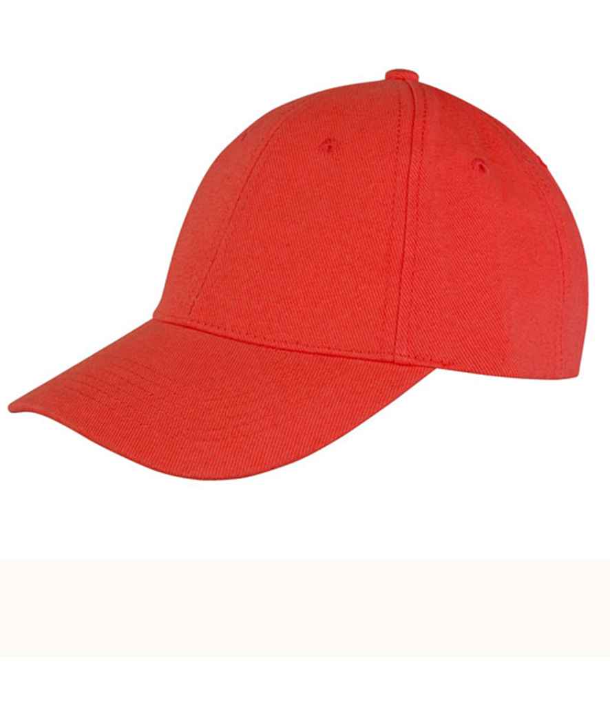 Result Memphis Brushed Cotton Cap - Red (RC081)
