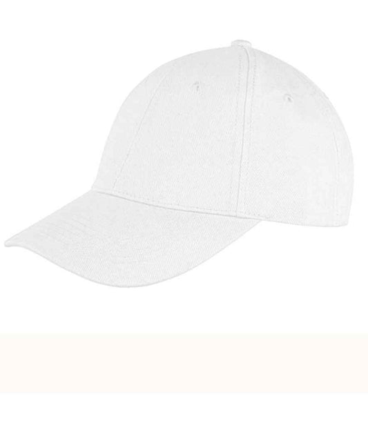 Result Memphis Brushed Cotton Cap - White (RC081)