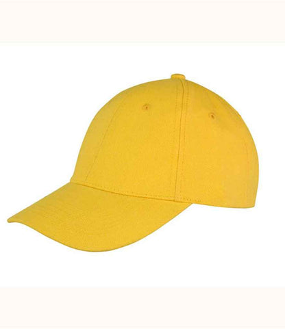 Result Memphis Brushed Cotton Cap - Yellow (RC081)