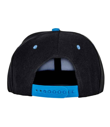 Result Contrast Bronx Snapback Cap - Black/Azure (RC082)