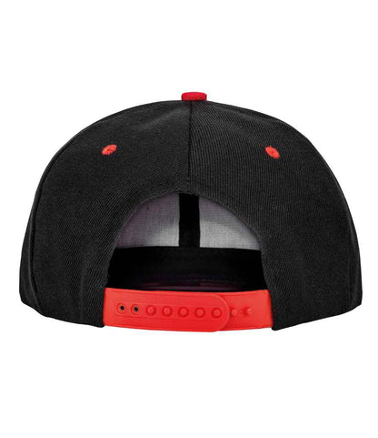 Result Contrast Bronx Snapback Cap - Black/Red (RC082)