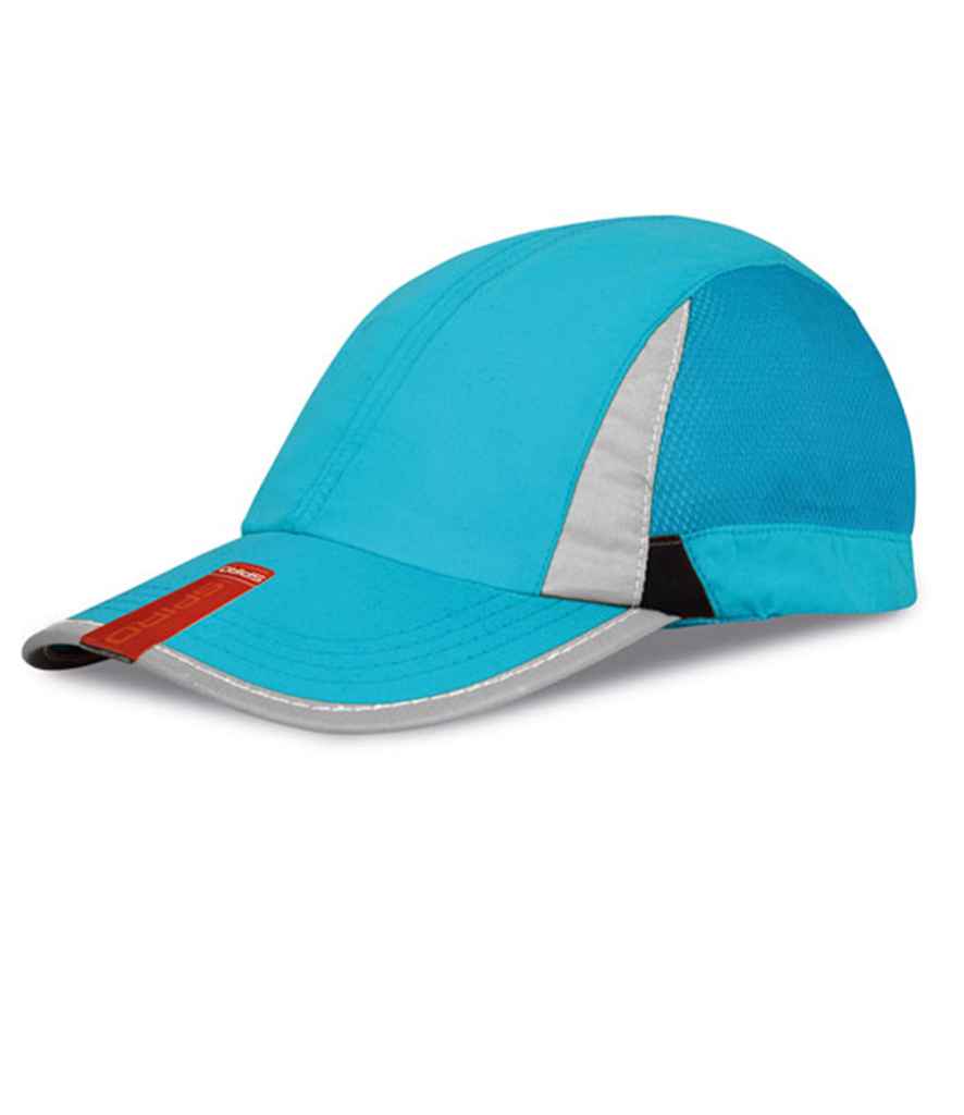 Spiro Sport Cap - Aqua/Black (RC086)