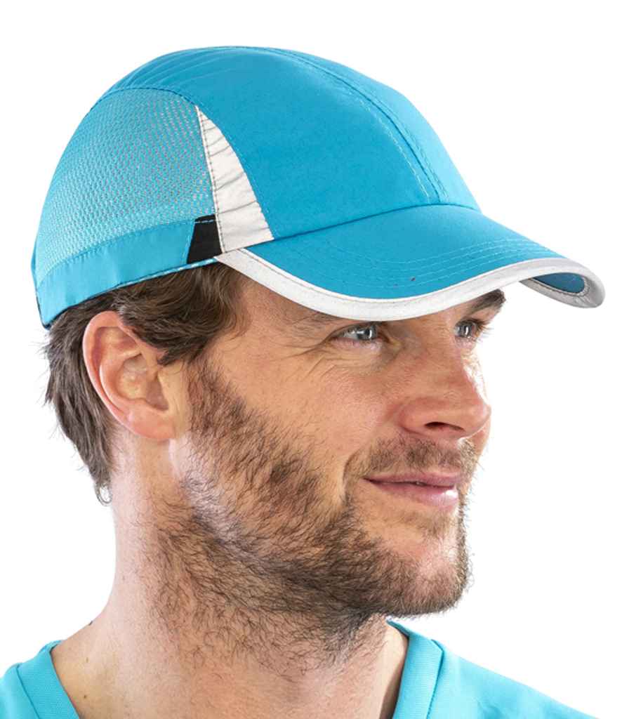 Spiro Sport Cap - Aqua/Black (RC086)