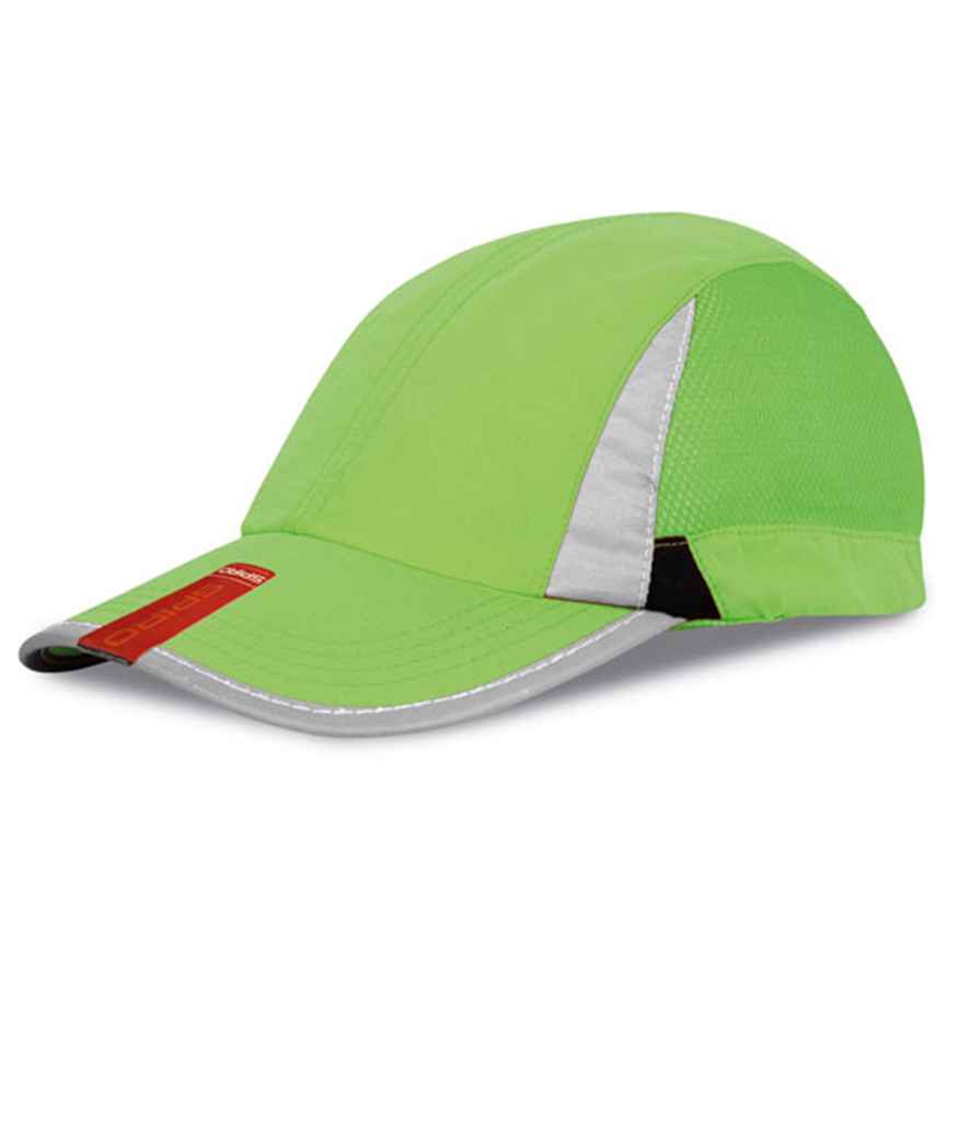 Spiro Sport Cap - Lime Green/Black (RC086)