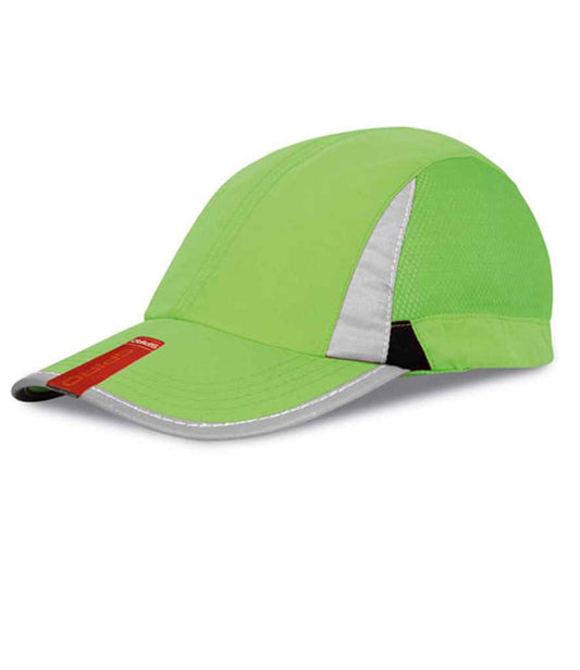 Spiro Sport Cap - Lime Green/Black (RC086)