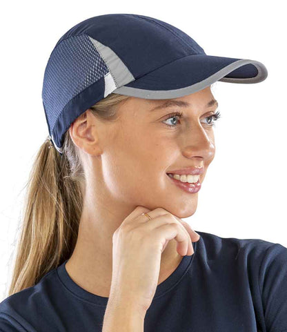 Spiro Sport Cap - Navy/White (RC086)