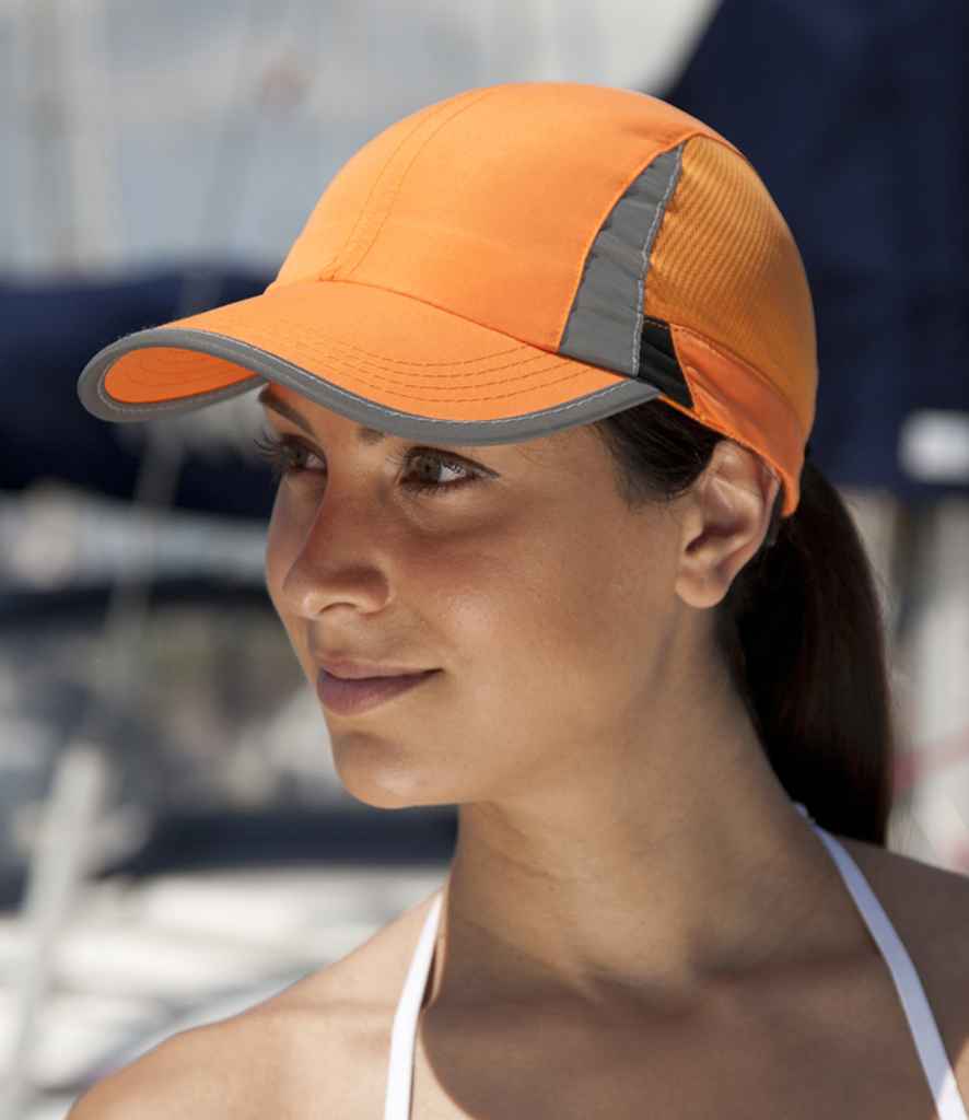 Spiro Sport Cap - Orange/Black (RC086)