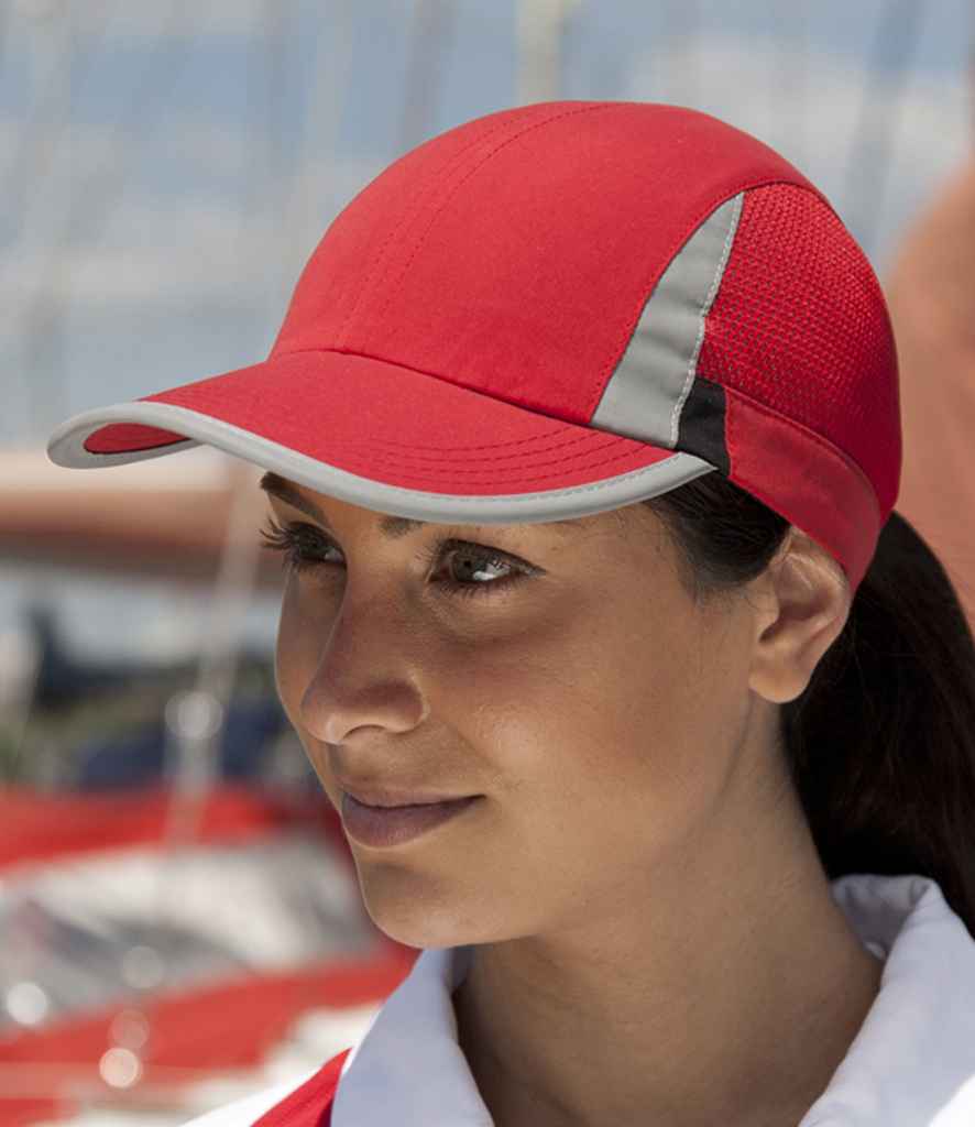 Spiro Sport Cap - Red/Black (RC086)
