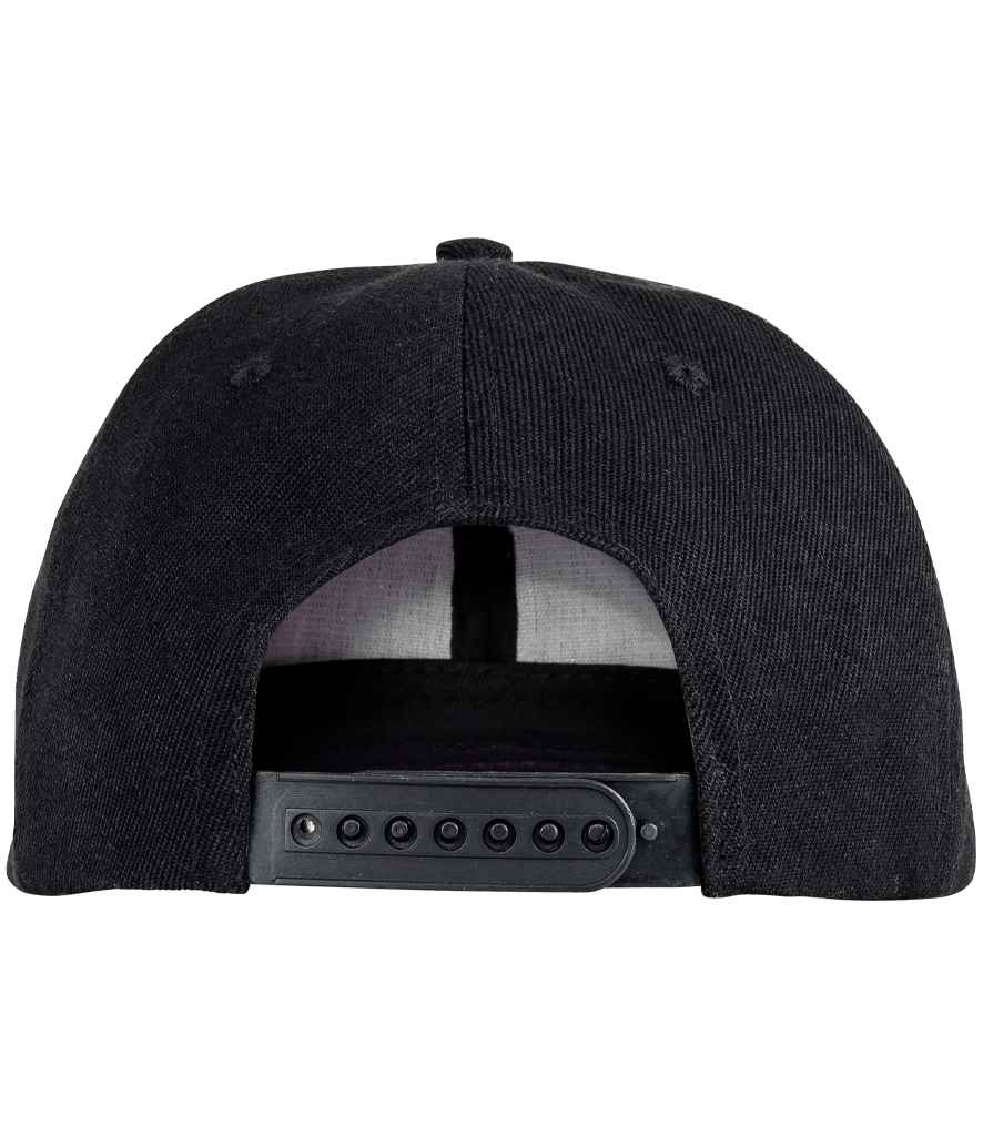 Result Bronx Glitter Snapback Cap - Black/Gold (RC087)