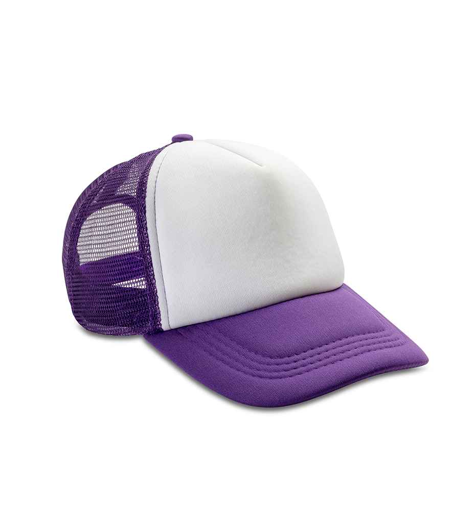Result Core 1/2 Mesh Truckers Cap - Purple/White (RC089)