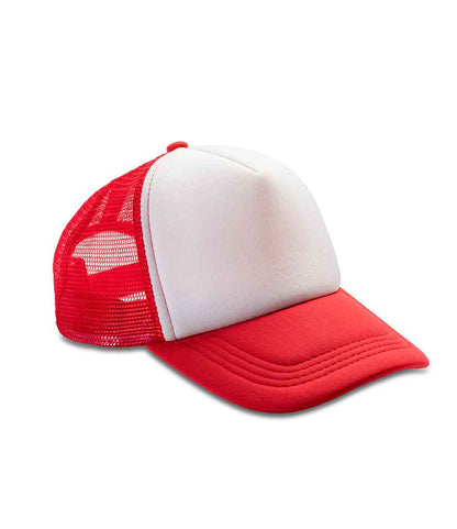 Result Core 1/2 Mesh Truckers Cap - Red/White (RC089)