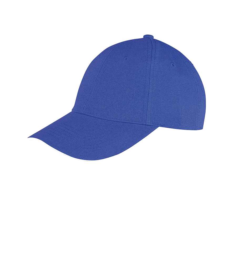 Result Memphis Sandwich Peak Cap - Royal Blue/White (RC091)