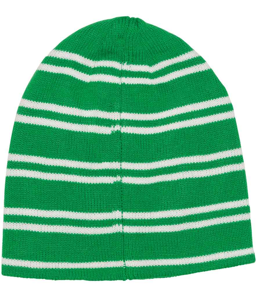 Result Team Reversible Beanie - Kelly Green/White (RC354)