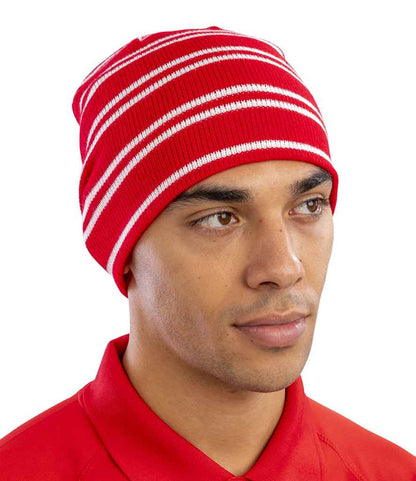 Result Team Reversible Beanie - Red/White (RC354)